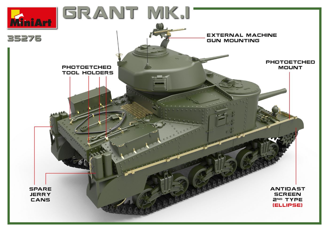 ak-interactive-1-35-grant-mk-i-kit-modellismo-carro-armato-inglese-da-costruire- image 3
