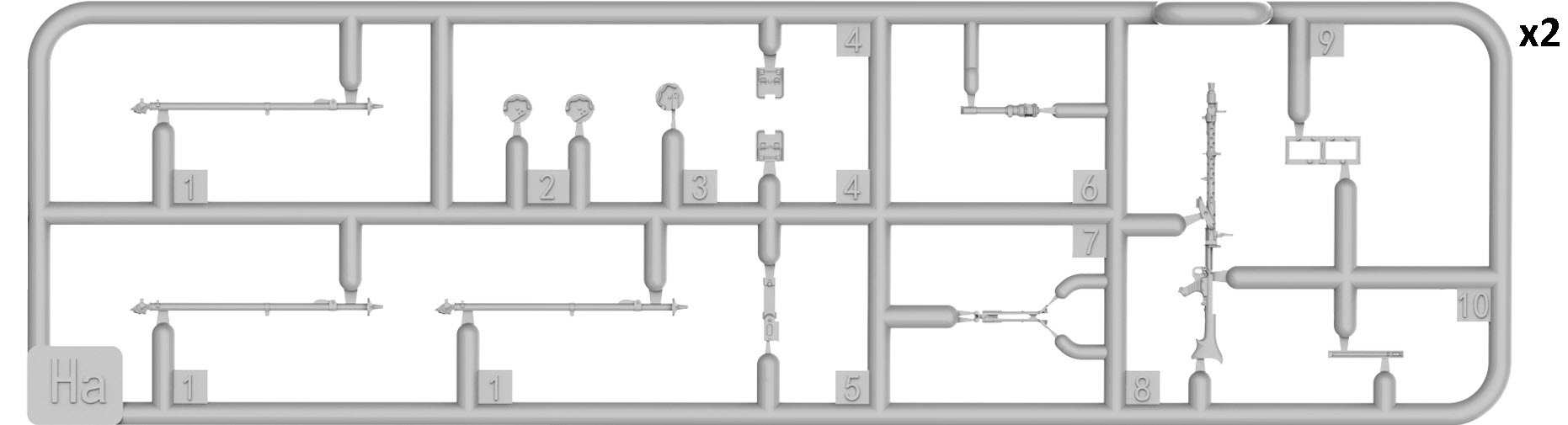 ak-interactive-1-35-german-machineguns-set-special-edition-set-di-mitragliatrici image 5