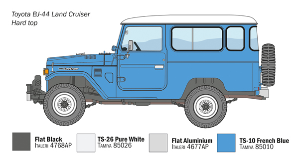 ak-interactive-1-24-toyota-land-cruiser-bj44-kit-modello-da-costruire image 4