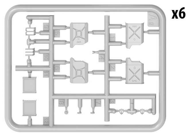 ak-interactive-1-35-allies-jerry-cans-set-ww2-set-di-taniche-alleate-della-secon image 6