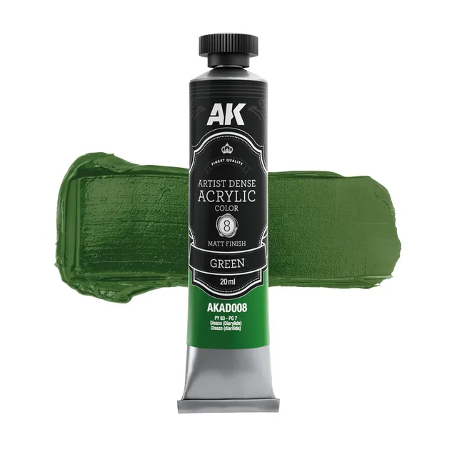ak-interactive-green-colore-acrilico-denso-artistico image 1
