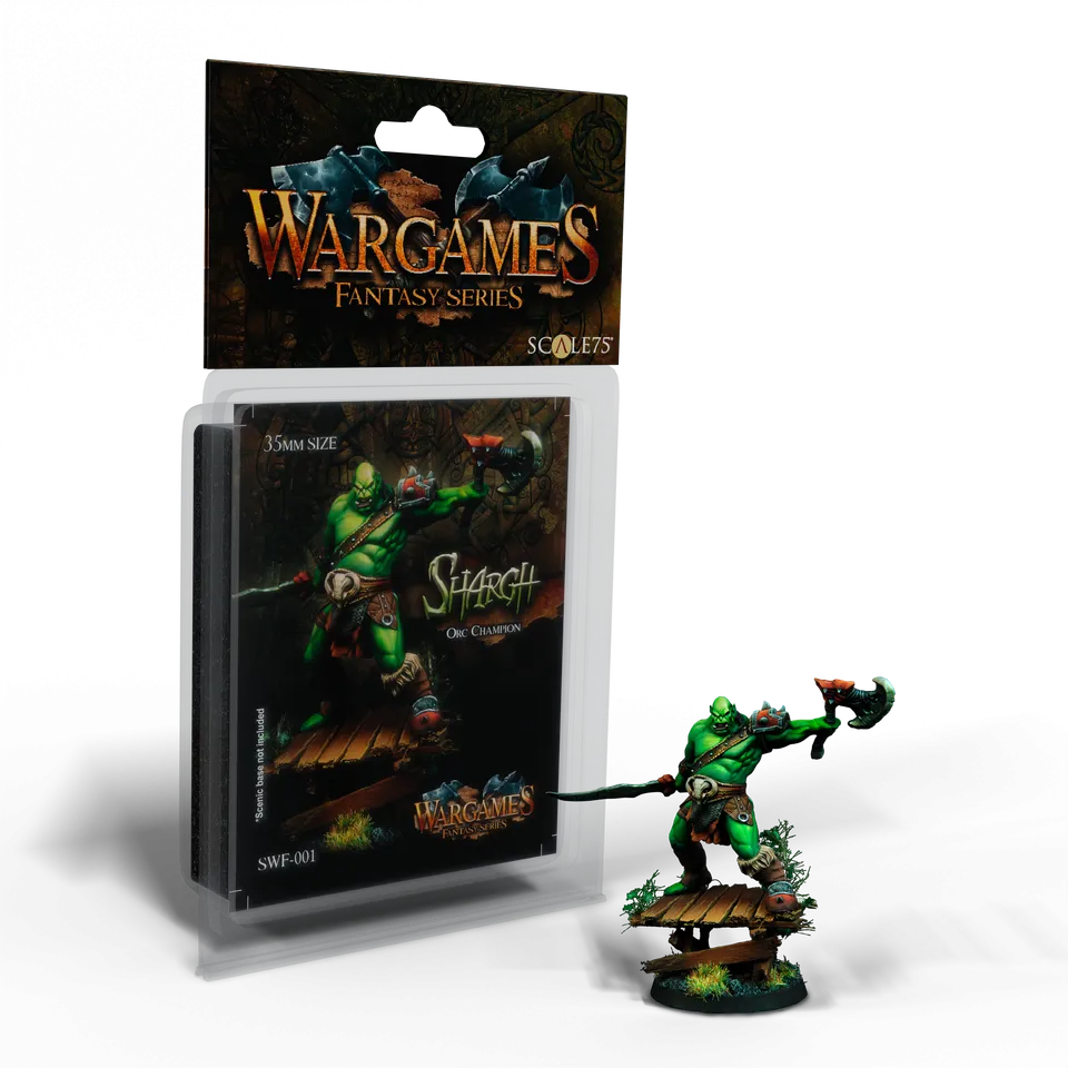 scale75-shargh-orc-champion-35-mm-miniatura-fantasy-in-resina image 1