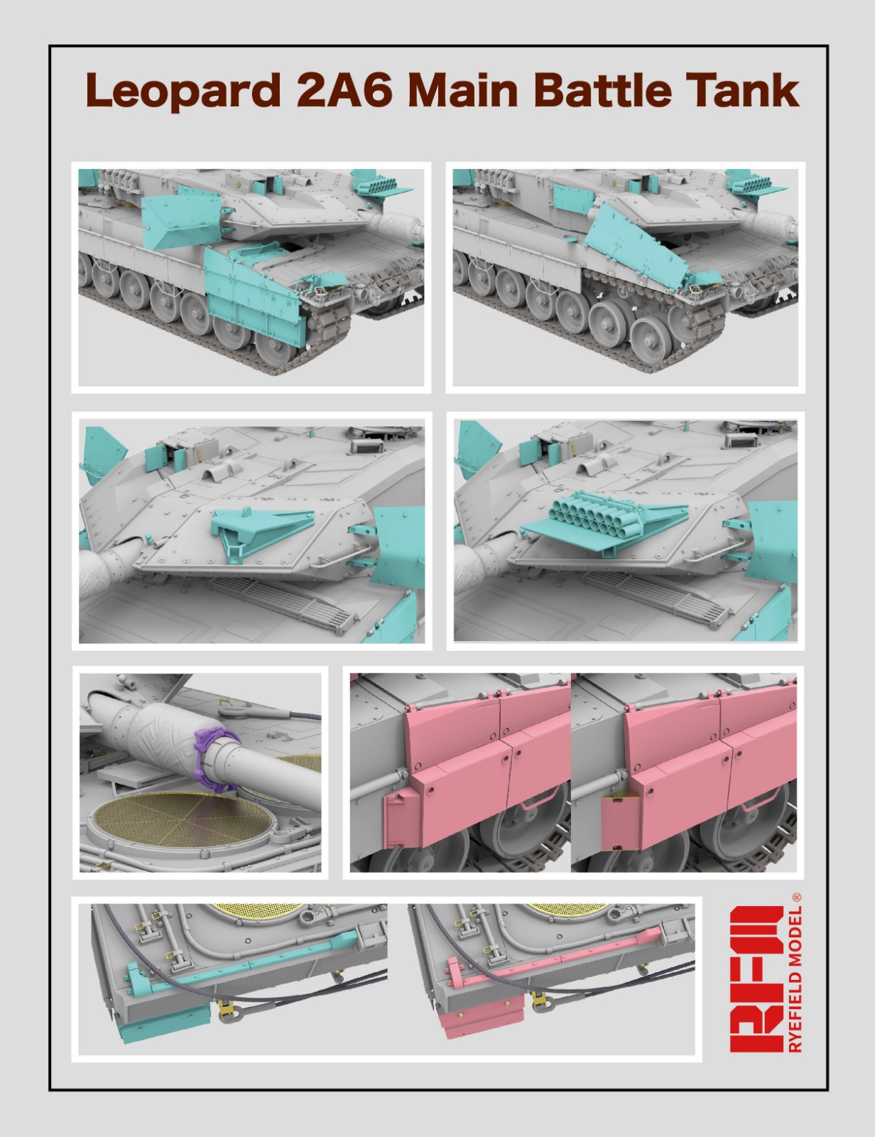 ak-interactive-1-35-leopard-2-a6-carro-armato-da-battaglia image 5