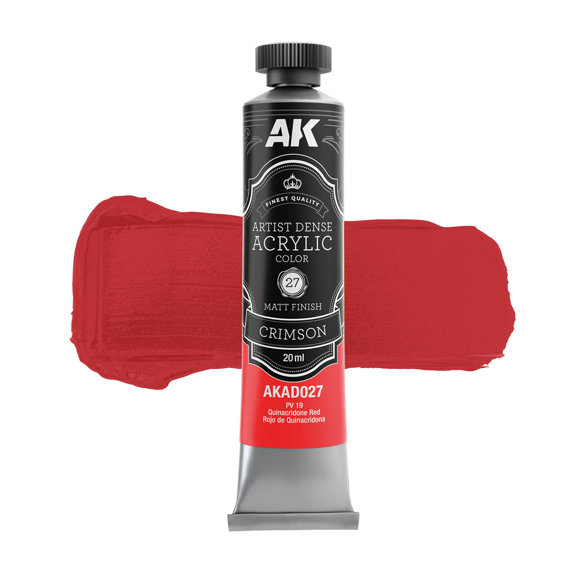 ak-interactive-crimson-colore-acrilico-denso-artistico image 1