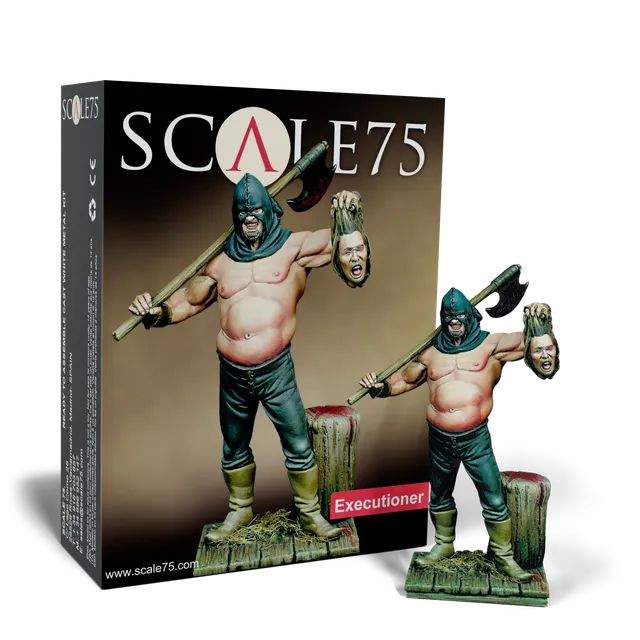 scale75-the-executioner-figura-75mm-in-metallo-bianco-da-montare-e-dipingere image 1