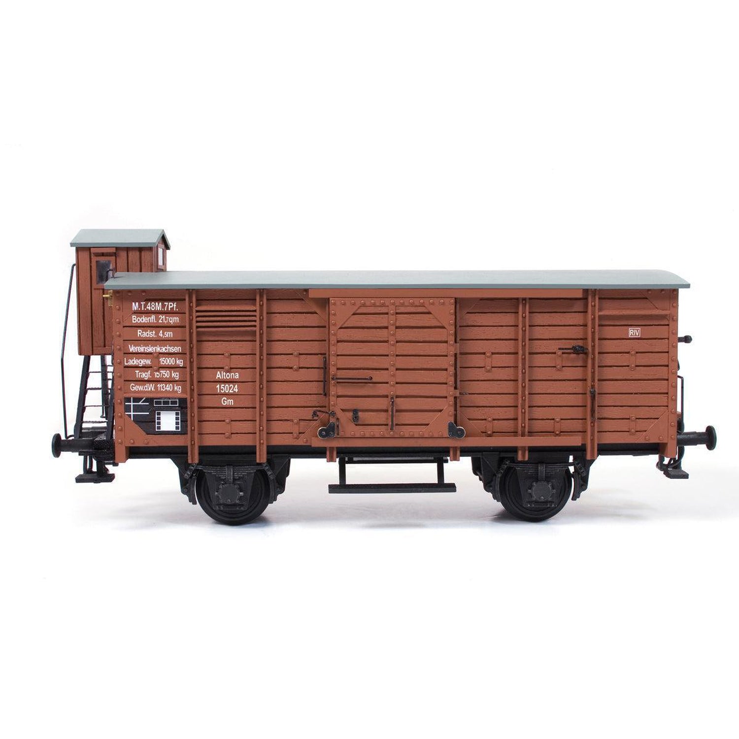 occre-vagone-merci-chiuso-g-wagen-con-garitta-kit-ferroviario image 4