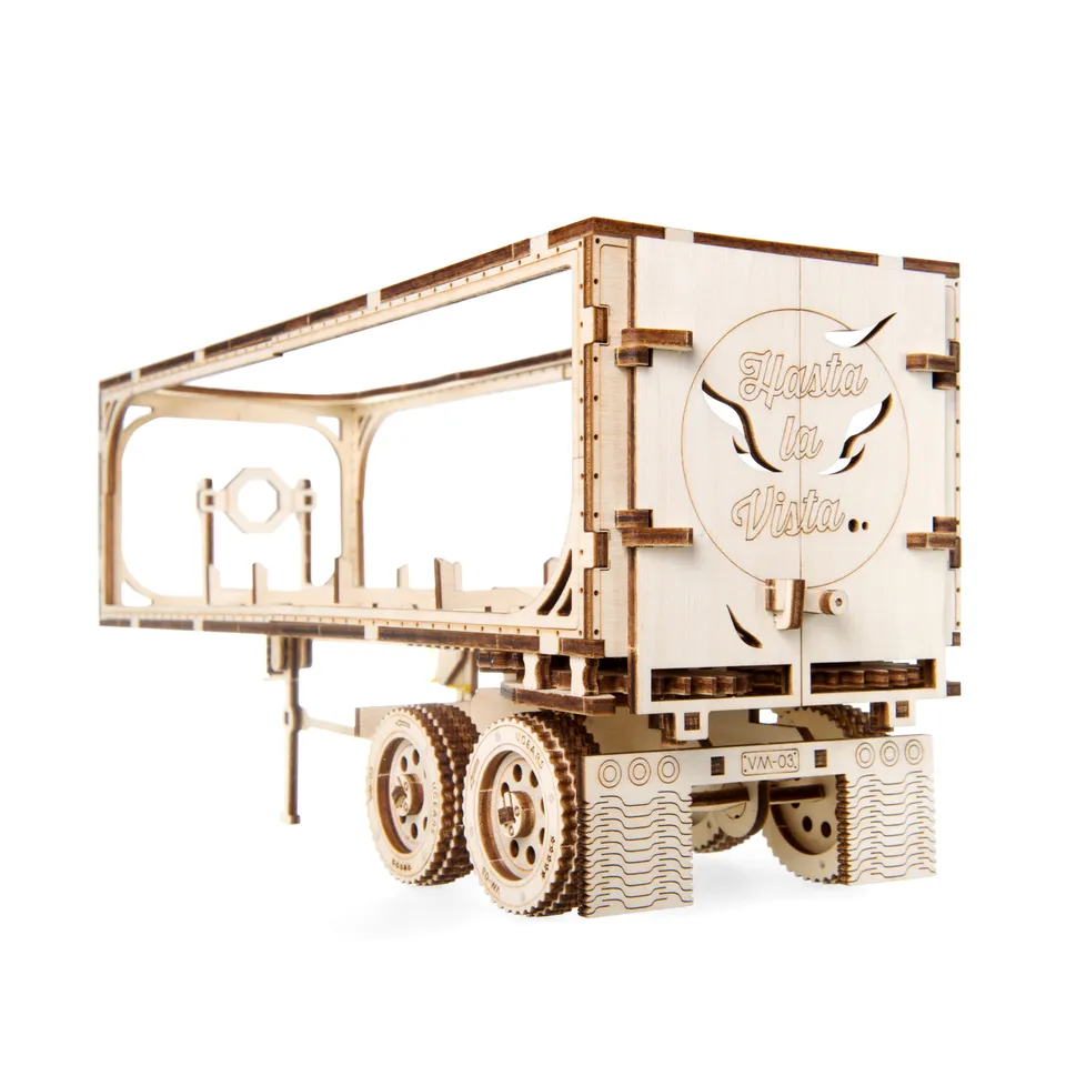 ugears-heavy-boy-truck-trailer-vm-03-rimorchio-meccanico-in-legno-da-costruire image 1