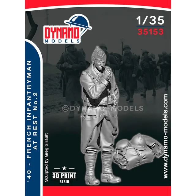ak-interactive-1-35-fante-francese-40-a-riposo-n-2-figura-in-resina-da-collezion image 1