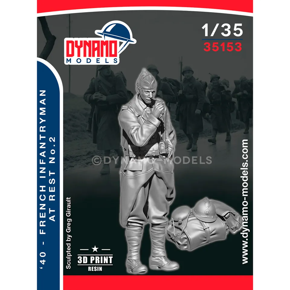 ak-interactive-1-35-french-40-infantryman-at-rest-no-2-figura-modellismo image 1