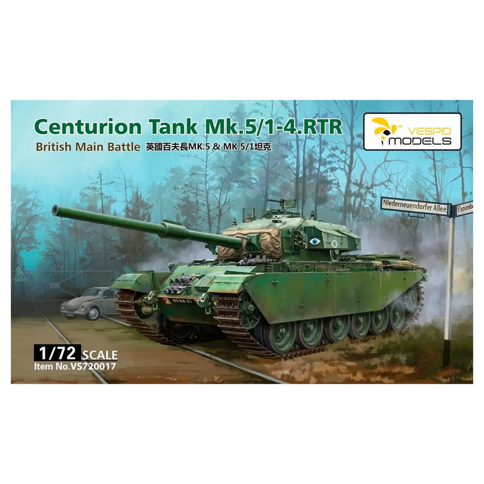 ak-interactive-centurion-tank-mk-5-1-4-rtr-british-main-battle-1-72 image 1