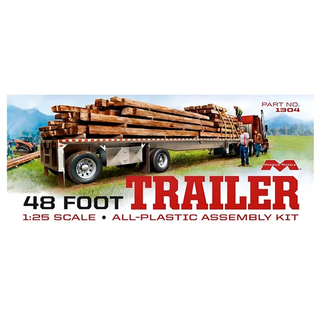 ak-interactive-1-25-48-flatbed-trailer-withcambered-kit-rimorchio image 1