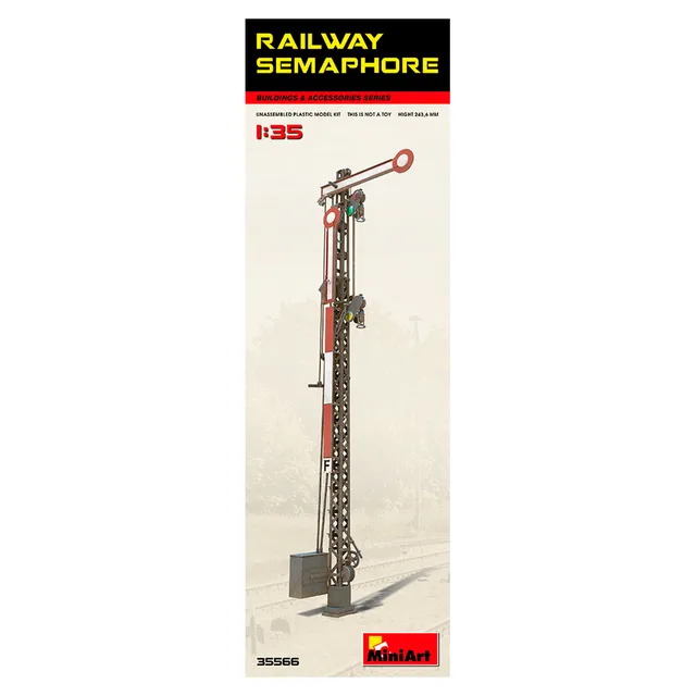 ak-interactive-1-35-railway-semaphore-accessorio-diorama-ferroviario image 1