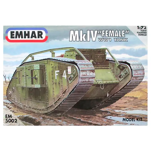 ak-interactive-mk-iv-female-carro-armato-wwi-kit-modellismo-scala-1-72 image 1
