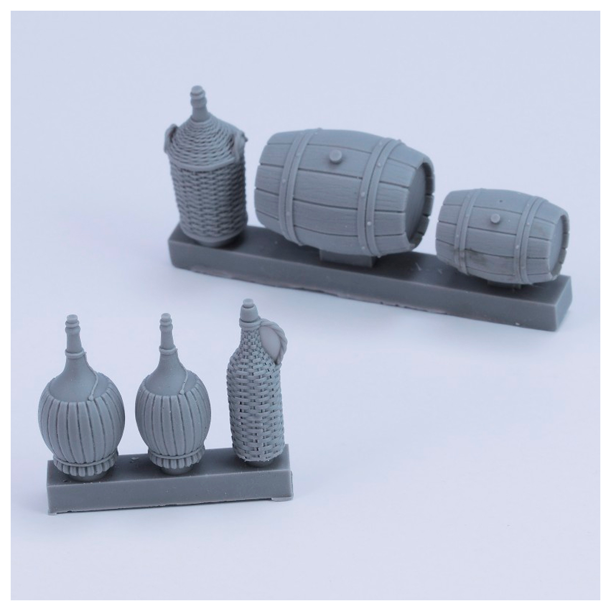 ak-interactive-wicker-bottles-and-small-barrels-1-16-kit-modellismo image 2