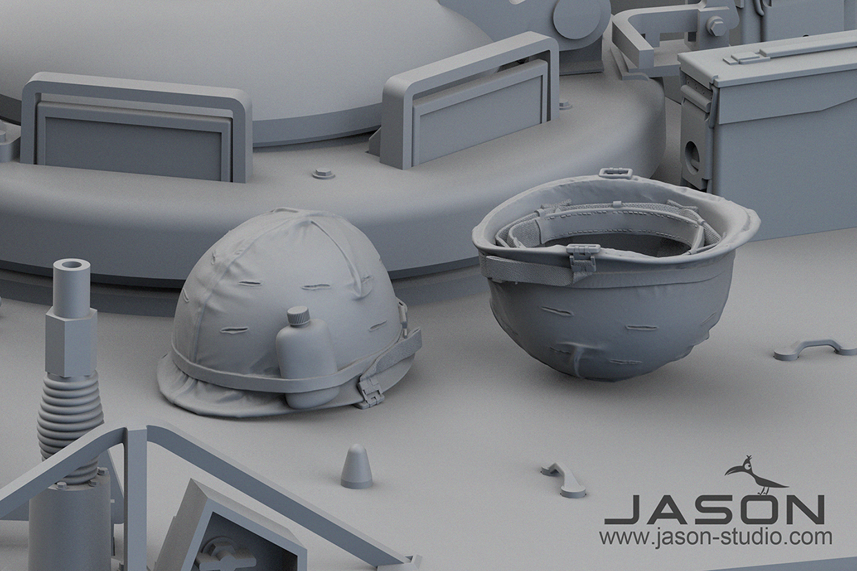ak-interactive-1-16-u-s-infantry-helmets-vietnam-war-set-di-caschi-in-scala image 2