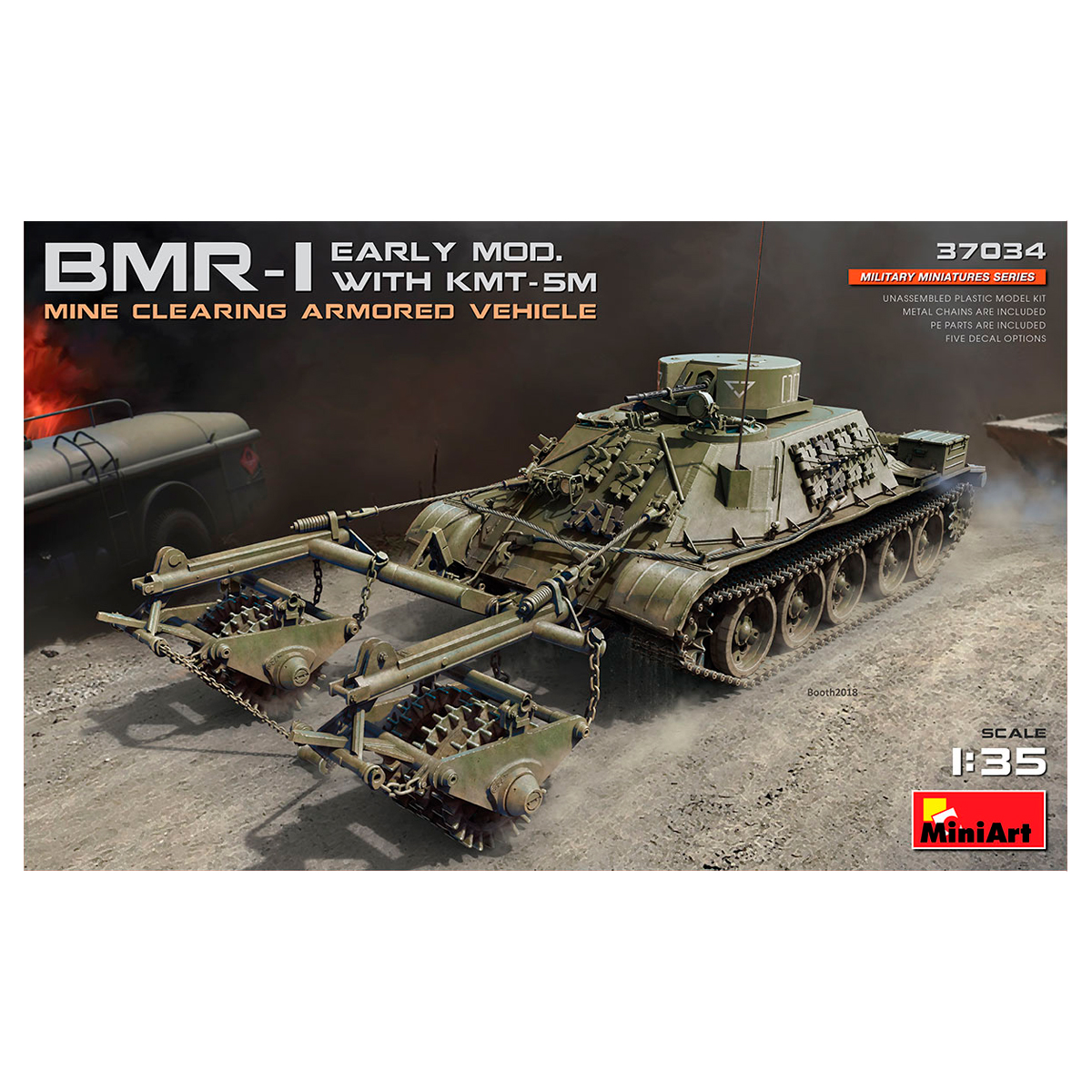 ak-interactive-1-35-bmr-1-early-mod-with-kmt-5m-kit-modellismo-veicolo-corazzato image 1