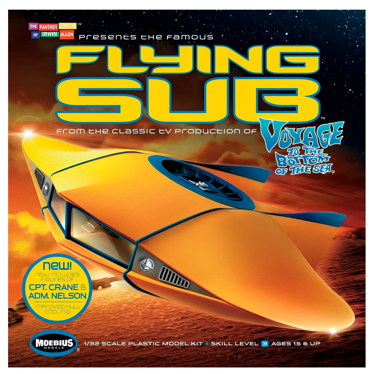ak-interactive-1-32-flying-sub-voyage-to-the-bottom-of-the-sea-sottomarino-volan image 1