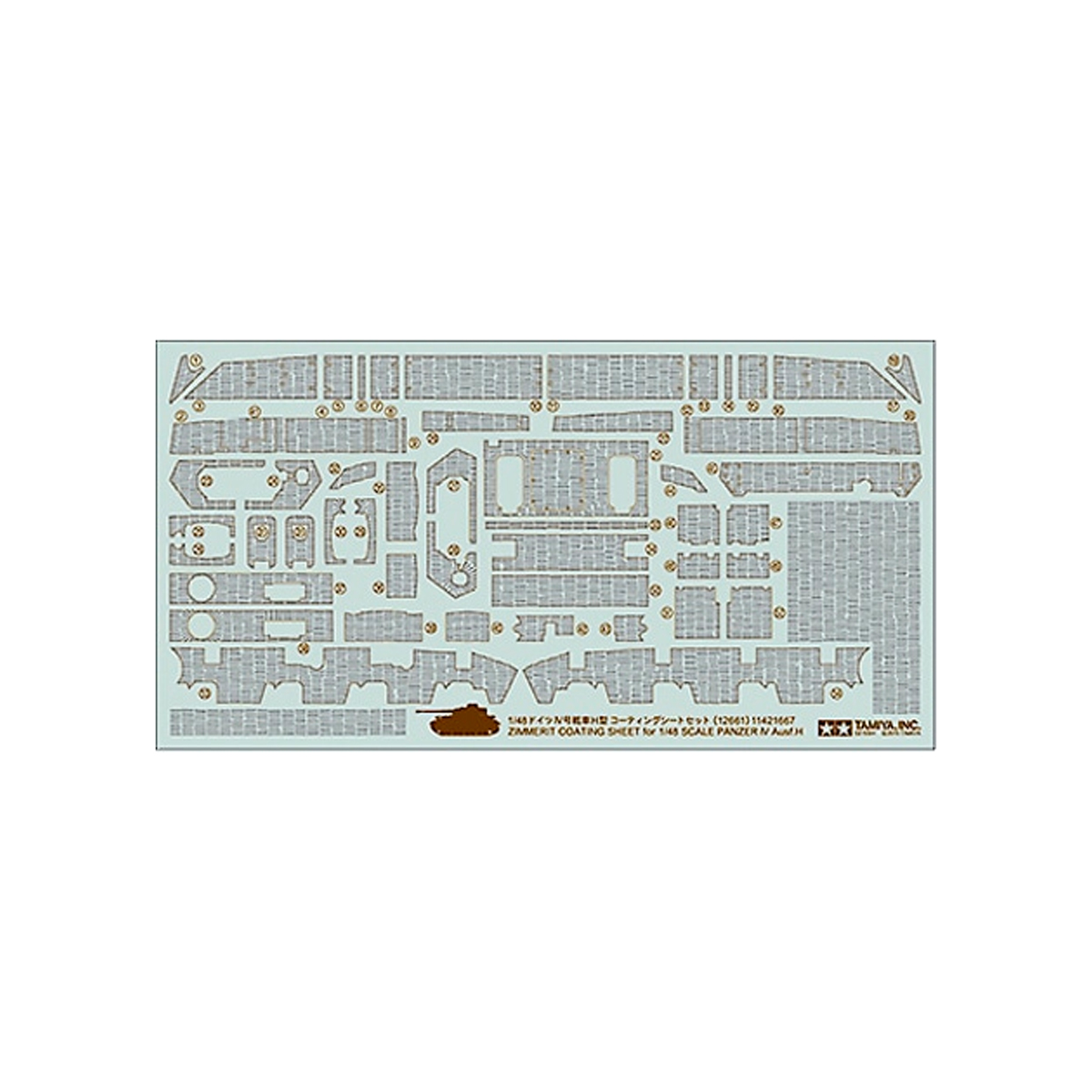 ak-interactive-1-48-panzer-iv-h-zimmerit-coating-sheet-foglio-adesivo-per-modell image 1