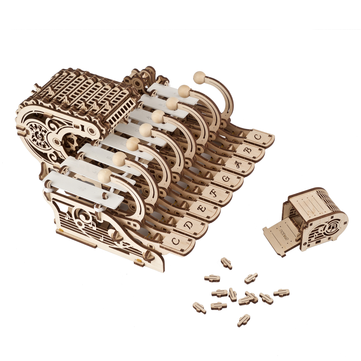 ugears-mechanical-celesta-strumento-musicale-meccanico-in-legno image 2