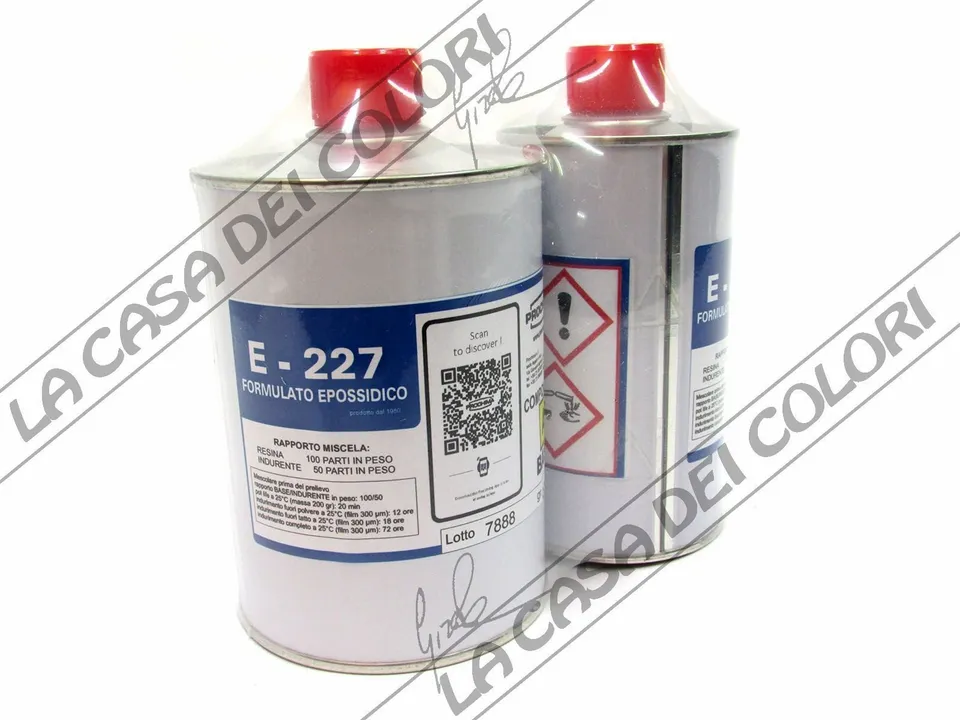 prochima-resina-epossidica-e-227-a-b-1-kg-per-fibra-di-vetro-e-carbonio image 1