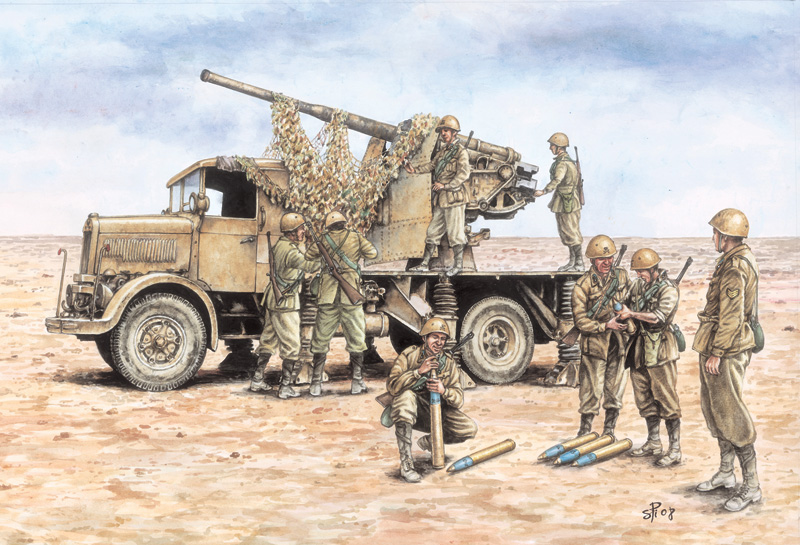 ak-interactive-1-72-autocann-3ro-with-90-53-aa-gun-kit-veicolo-militare image 2