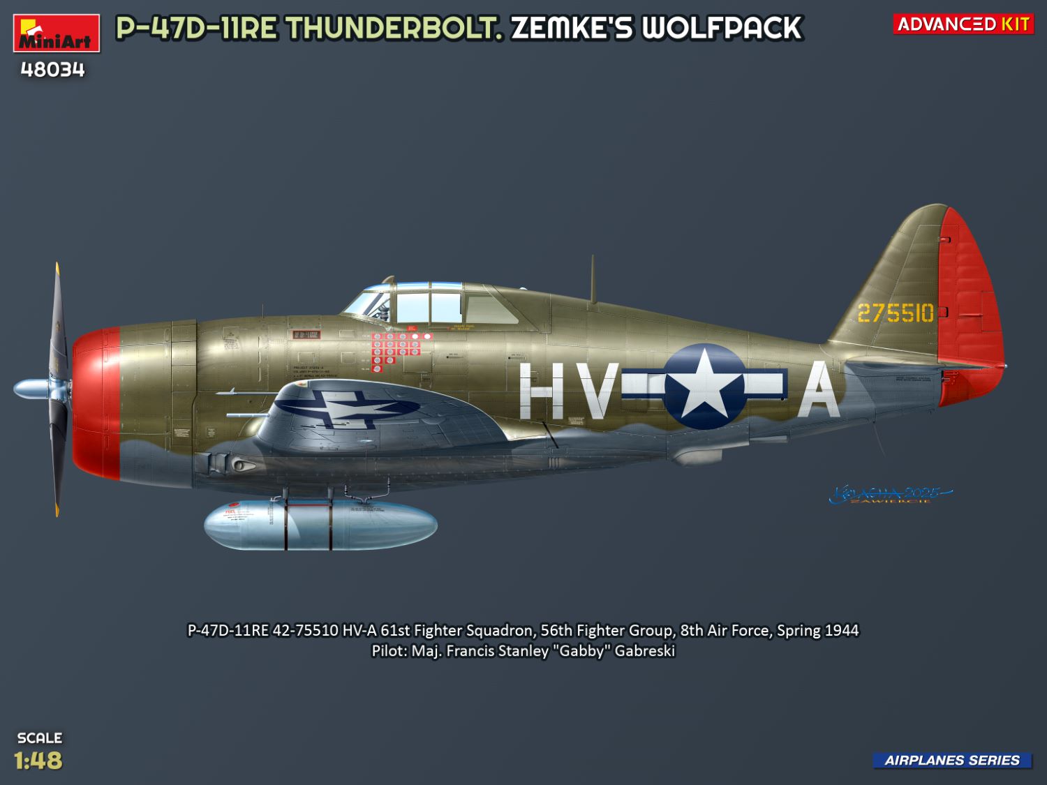 ak-interactive-1-48-p-47d-11re-thunderbolt-zemke-s-wolfpack-advanced-kit-kit-aer image 6