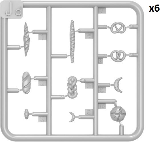 ak-interactive-bakery-products-1-35-set-di-prodotti-da-forno-per-diorami image 2