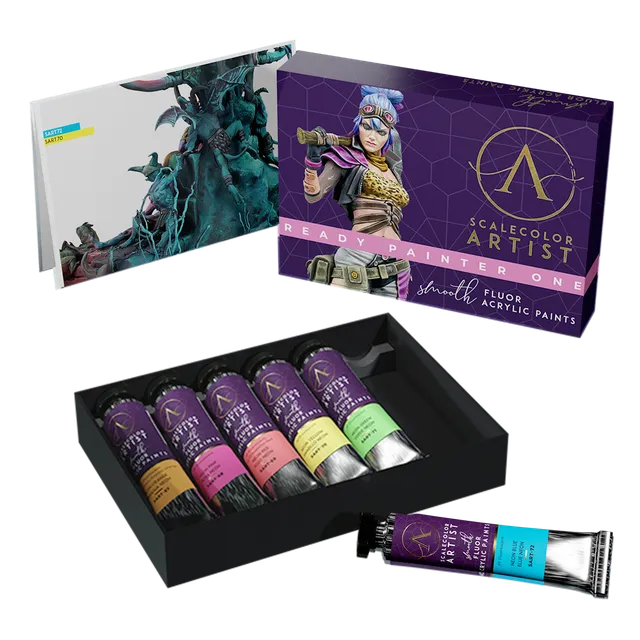 scale75-scalecolor-artist-ready-painter-one-set-pitture-acriliche-cremose image 1