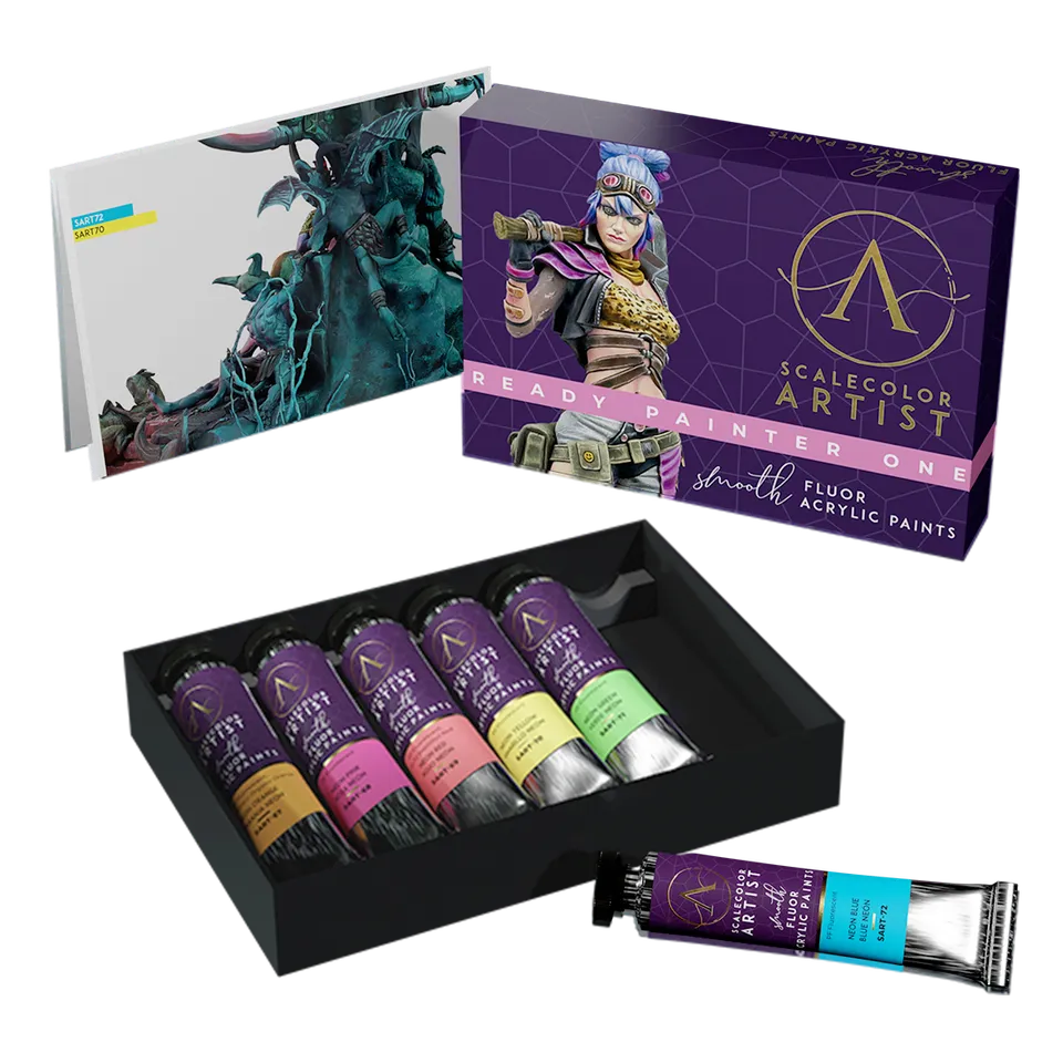 scale75-scalecolor-artist-ready-painter-one-set-pitture-acriliche-cremose image 1