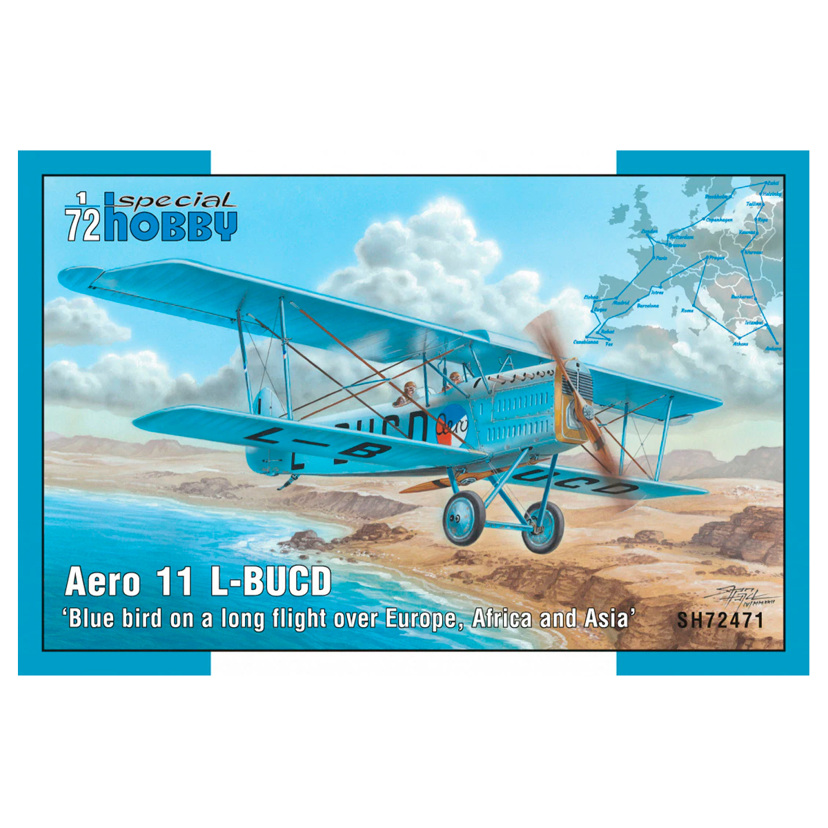 ak-interactive-1-72-aero-ab-11-blue-bird-on-a-long-flight-kit-aereo image 1