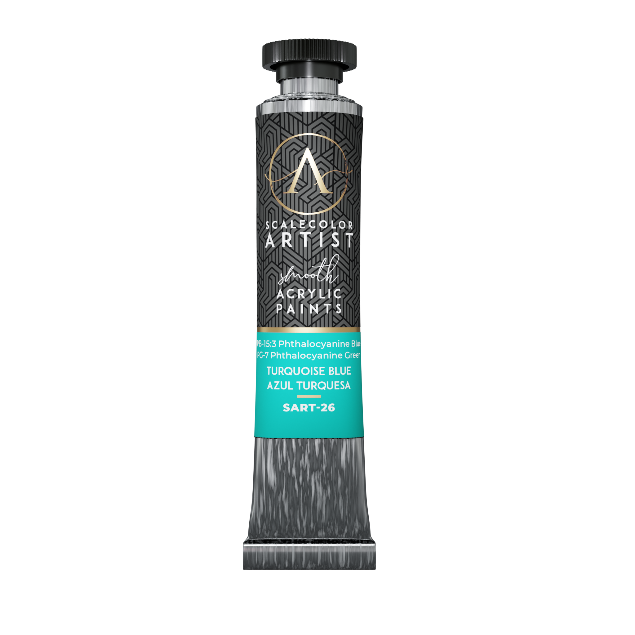 scale75-scalecolor-artist-turquoise-blue-colore-acrilico-cremoso-premium-20ml image 1