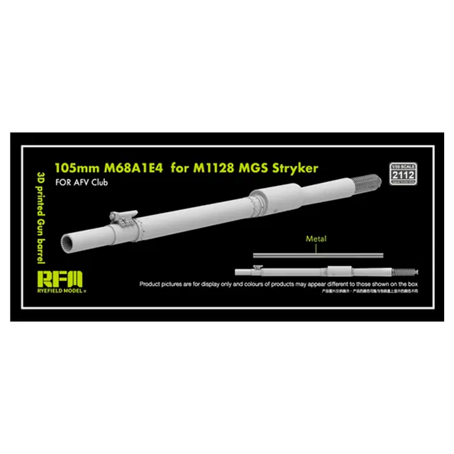 ak-interactive-1-35-gun-barrel-m1128-mgs-canna-stampata-in-3d-105-mm-m68a1e4-per image 1
