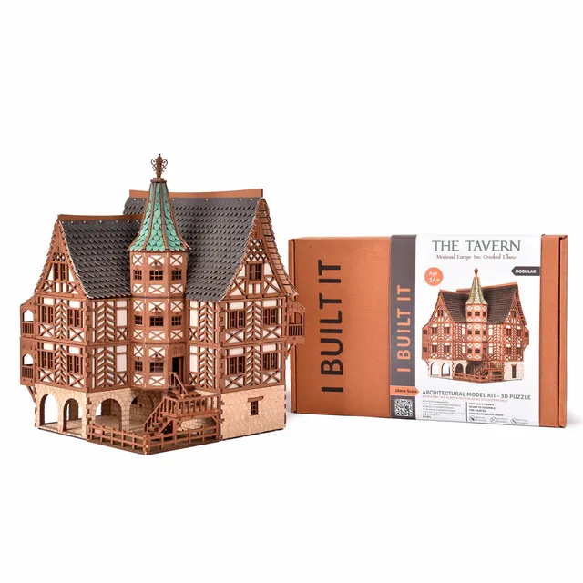 ak-interactive-the-tavern-28mm-scale-medieval-europe-inn-crooked-elbow image 1