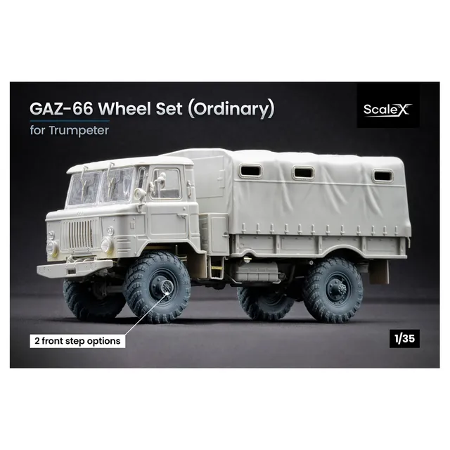 ak-interactive-gaz-66-ordinary-wheel-set-in-scala-1-35-set-ruote-per-modellismo image 1