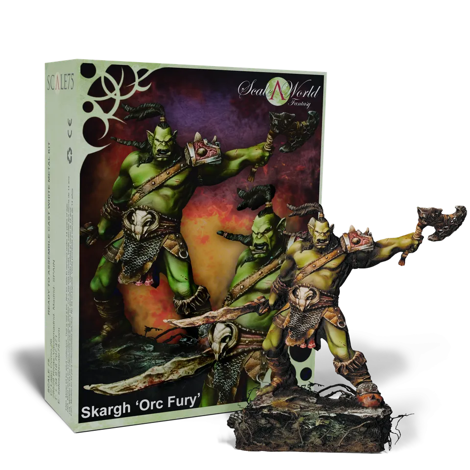 scale75-shargh-orc-fury-figura-fantasy-in-resina-da-costruire-e-dipingere-10-pez image 1