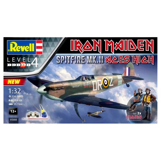 ak-interactive-1-32-iron-maiden-spitfire-mk-ii-aces-high image 1