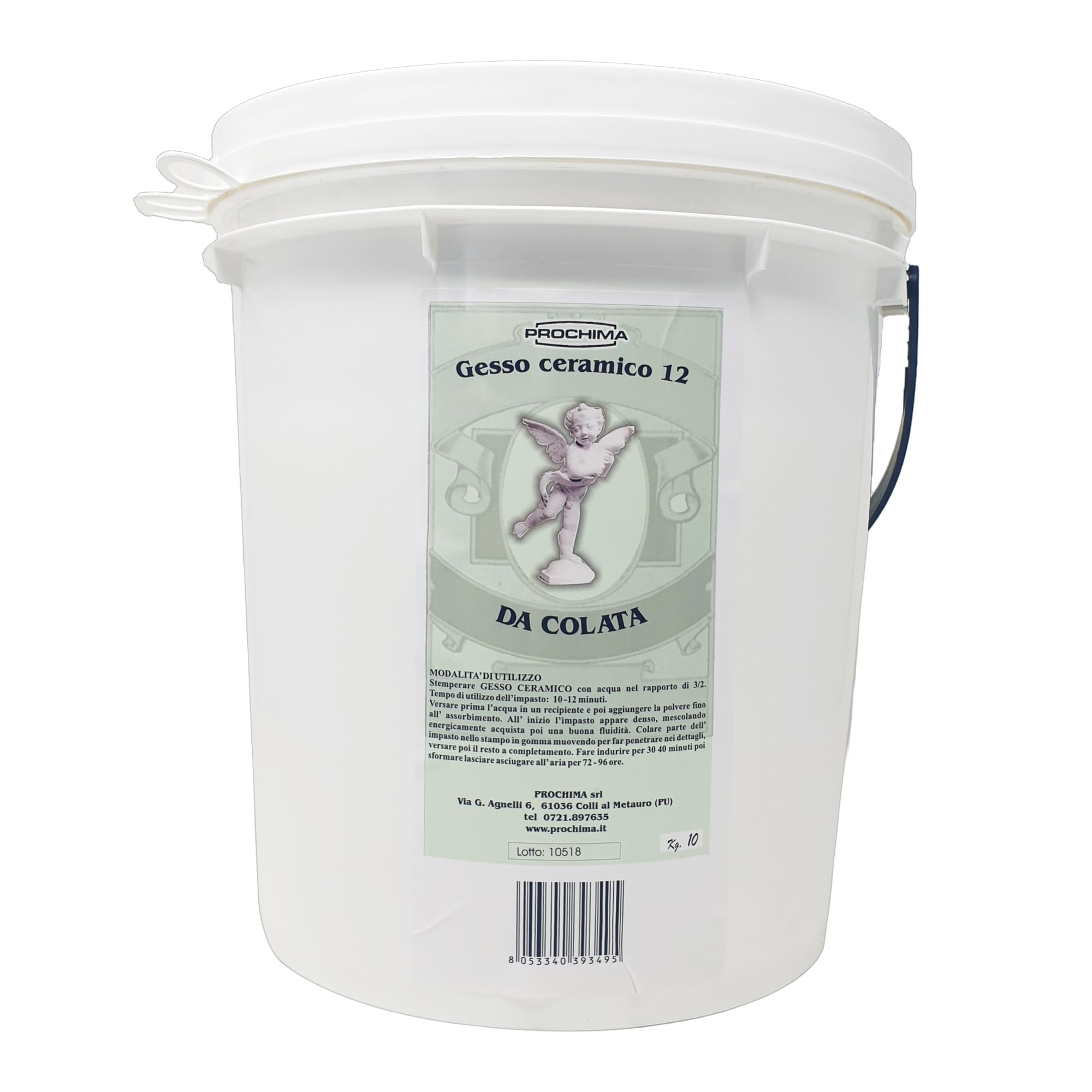prochima-ge720k10-gesso-ceramico-grigio-in-polvere-10-kg image 1