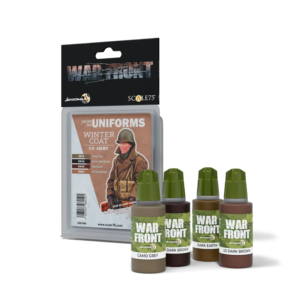 scale75-warfront-winter-coat-us-army-set-4-pitture-acriliche-17ml-seconda-guerra image 1