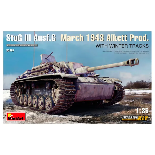 ak-interactive-1-35-stug-iii-ausf-g-alkett-m-rz-1943-con-cingoli-invernali-kit-i image 1