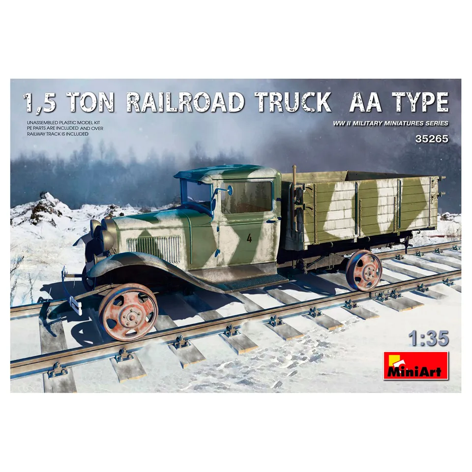 ak-interactive-1-35-autocarro-ferroviario-1-5-ton-aa-type-kit-modellismo-da-cost image 1