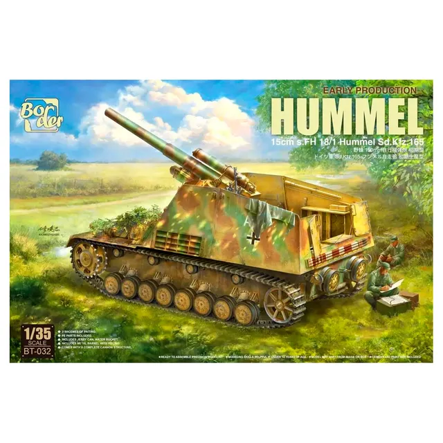 ak-interactive-1-35-15cm-s-fh-18-1-hummel-sd-kfz-165-early-production image 1