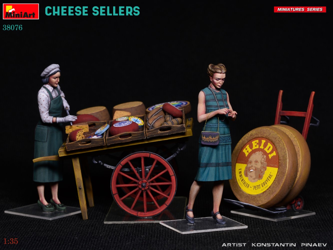 ak-interactive-1-35-cheese-sellers-kit-di-modellismo-con-figure image 7