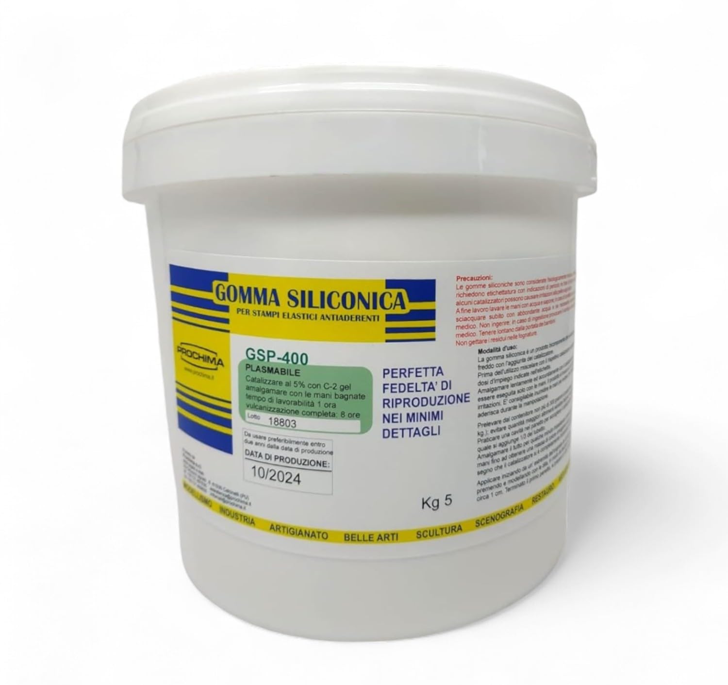 prochima-gs733k1-gomma-siliconica-gsp-400-con-catalizzatore-1-kg image 1