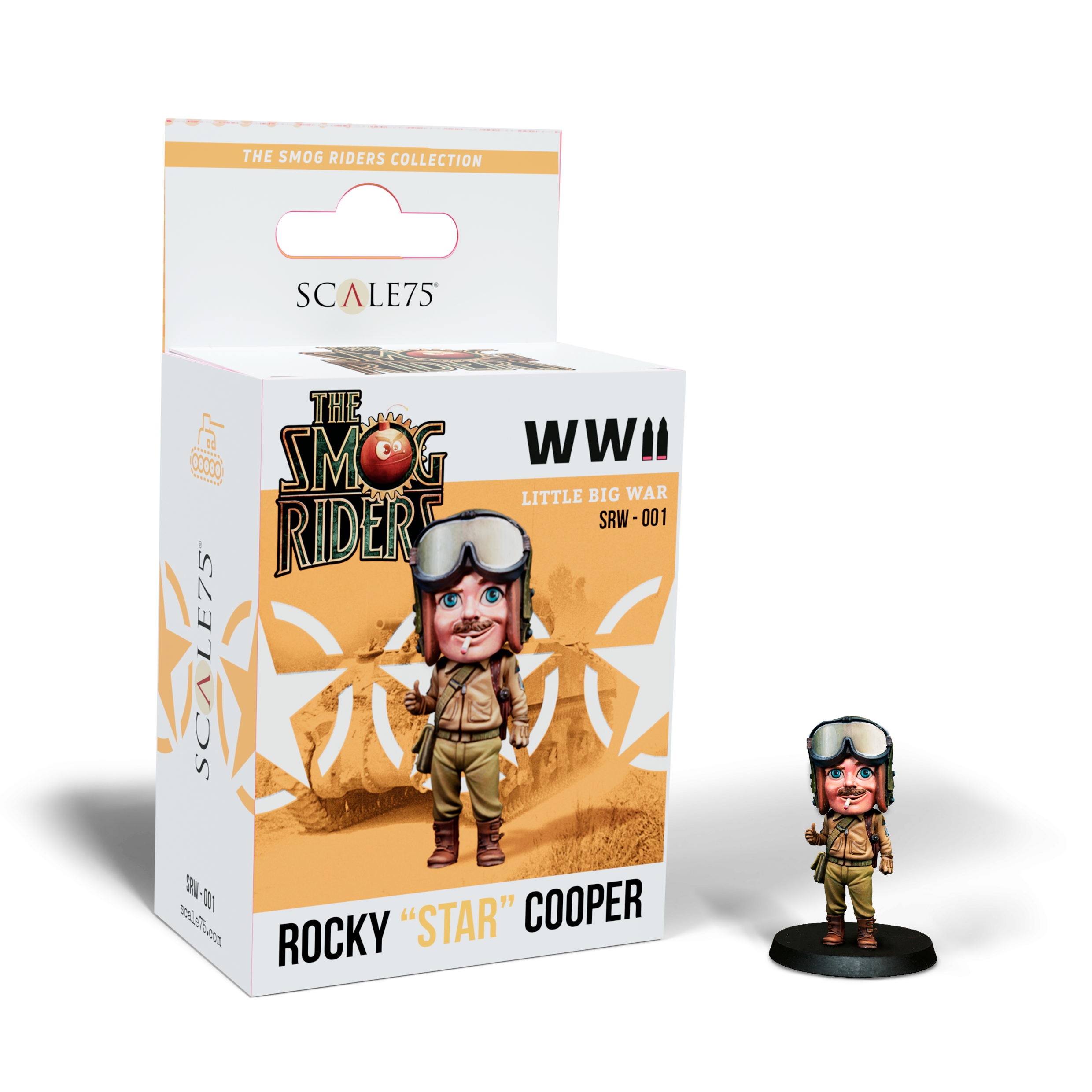 scale75-the-smog-riders-wwii-rocky-star-cooper-miniatura-35mm-in-resina image 1