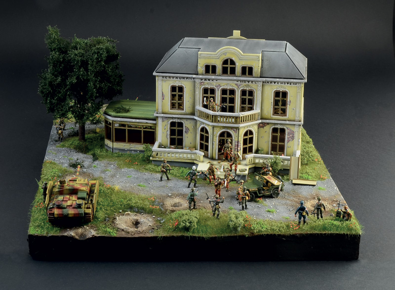 ak-interactive-1-72-market-garden-hartenstein-hotel-battle-set-diorama-con-edifi image 4