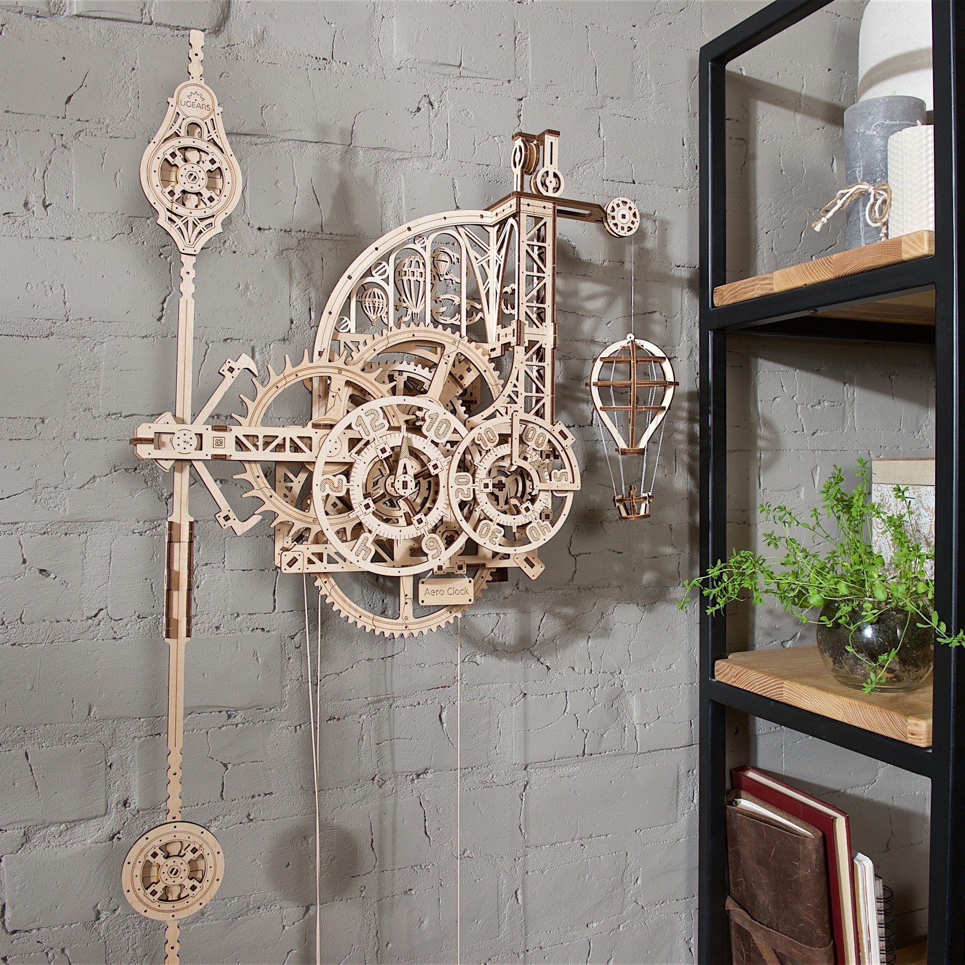 ugears-aero-clock-orologio-da-parete-con-pendolo-in-legno image 8