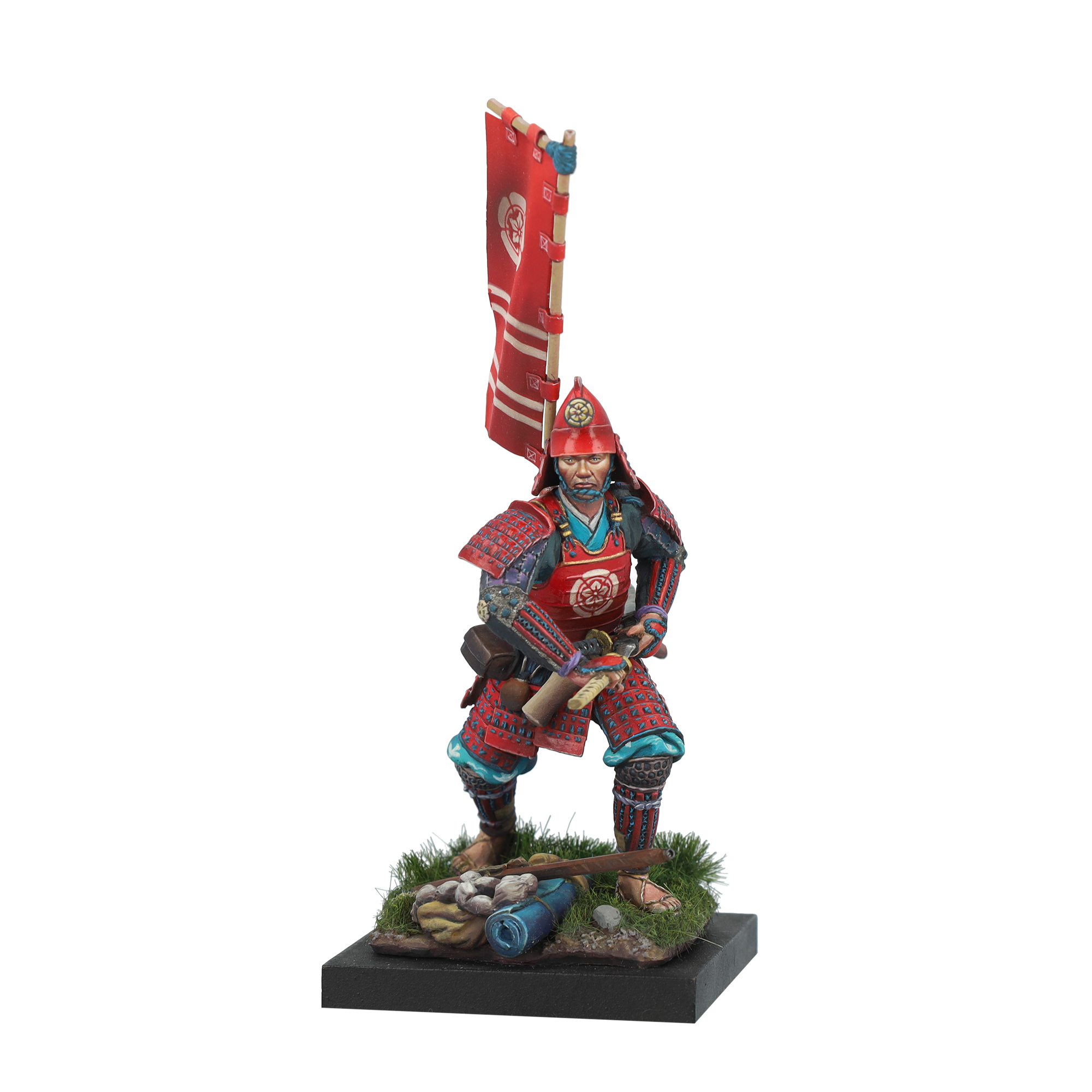 scale75-nobunaga-warrior-figura-metallo-bianco-75mm-warfront image 3