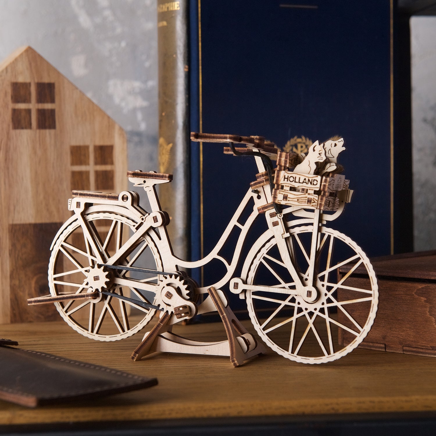 ugears-dutch-bicycle-u-mini-mini-modello-in-legno-da-costruire image 7