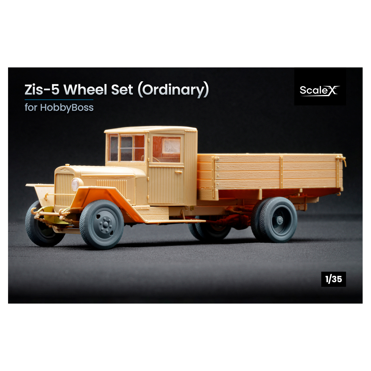 ak-interactive-zis-5-ordinary-wheel-set-1-35-ruote-per-camion-sovietico image 1
