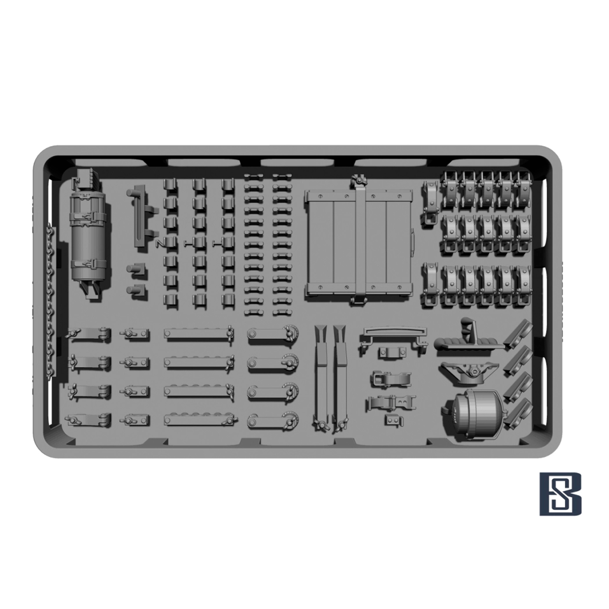 ak-interactive-jagdtiger-detail-set-1-35-con-supporto-mitragliatrice-set-di-dett image 1